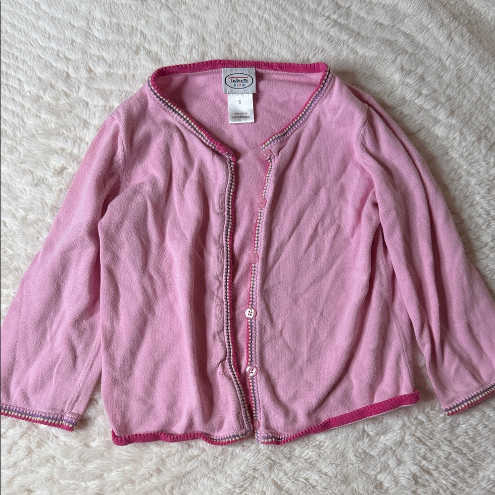 Talbots Kids Pink Knit Sweater